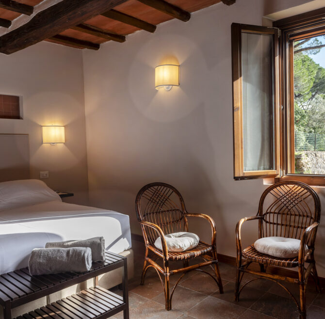 Lecci 7 Superior: Comfortable Room in the Tuscan Maremma for 2 Guests | Tenuta Il Cicalino